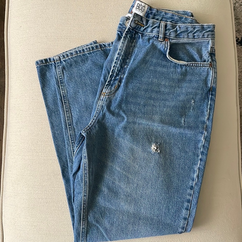 BDG Urban Outfitters Lightly Distressed Mom Jean